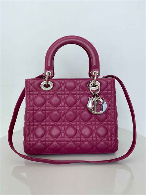 bolsa christian dior rosa